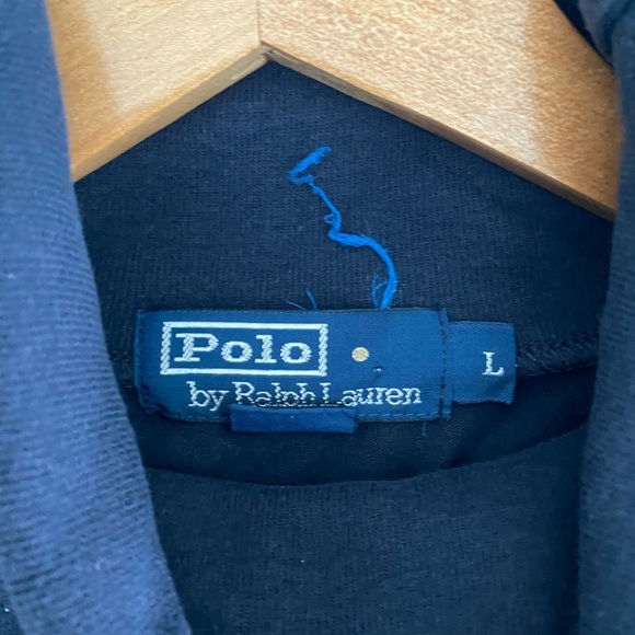 ‘90s Style Polo men’s turtleneck. Size Large. Navy blue. - Picture 4 of 4